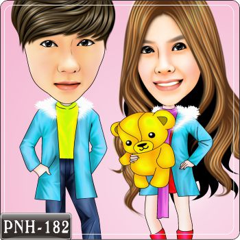 Q版雙人情侶漫畫 PNH-182